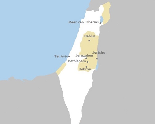 Kaart Israël