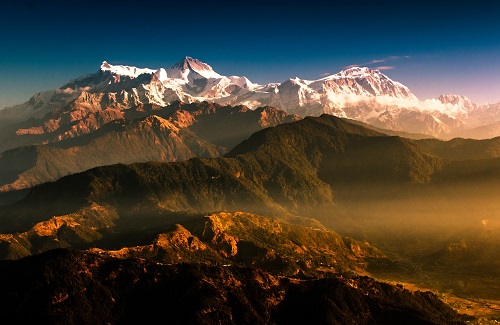 Zonsopgang Pokhara