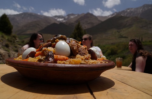 Berber lunch op de Atlasgebergte