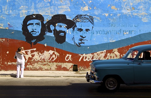 Muurtekening in Cuba