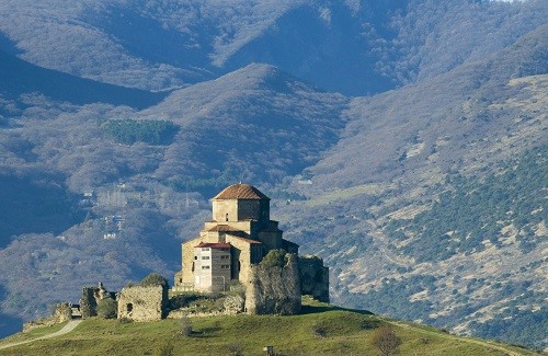 Mtskheta Jvari klooster, Georgië
